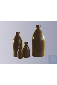 6Articoli simili a: Narrow neck bottle, LDPE, round, amber, without closure, GL 25, 500 ml Narrow...